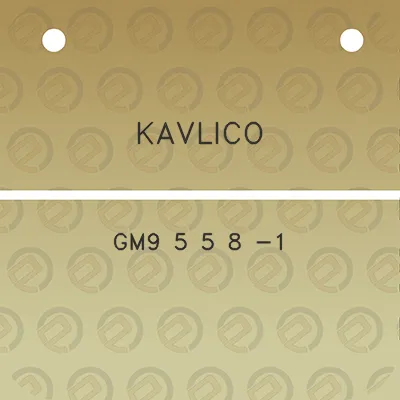 kavlico-gm9-5-5-8-1