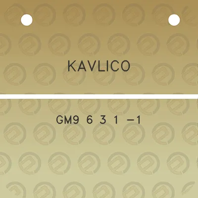 kavlico-gm9-6-3-1-1