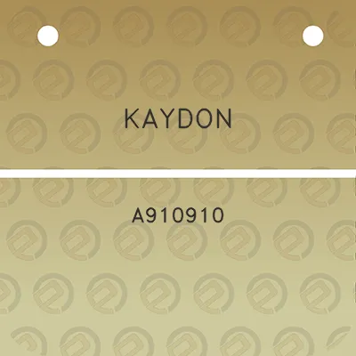 kaydon-a910910