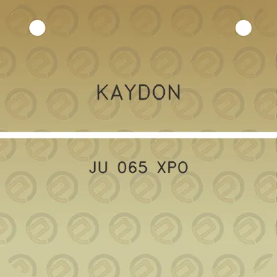 kaydon-ju-065-xpo