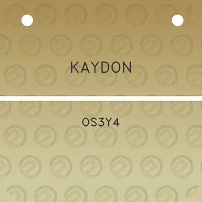 kaydon-os3y4