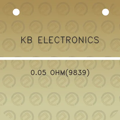 kb-electronics-005-ohm9839