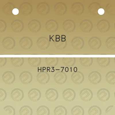 kbb-hpr3-7010