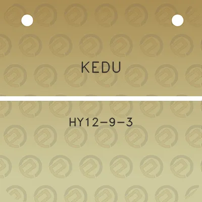 kedu-hy12-9-3