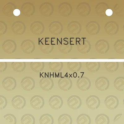 keensert-knhml4x07