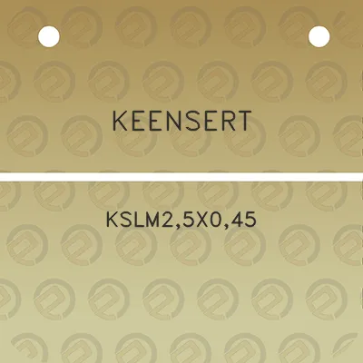 keensert-kslm25x045