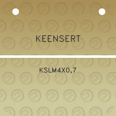 keensert-kslm4x07