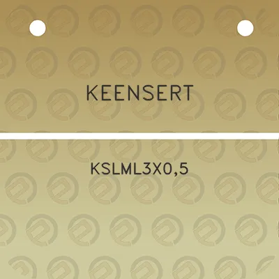 keensert-kslml3x05