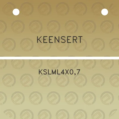 keensert-kslml4x07