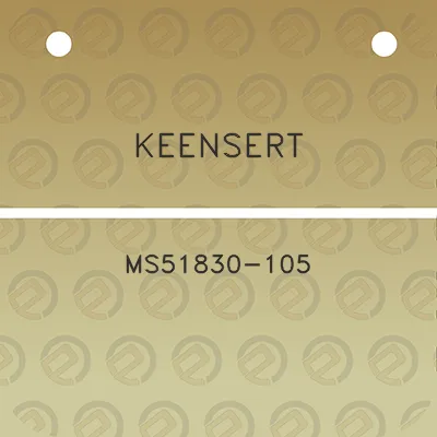 keensert-ms51830-105