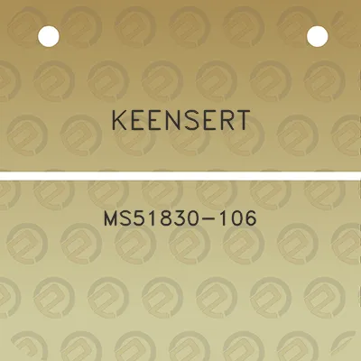 keensert-ms51830-106