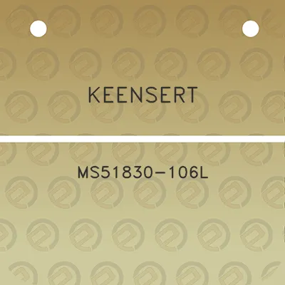 keensert-ms51830-106l