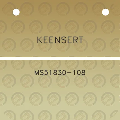 keensert-ms51830-108