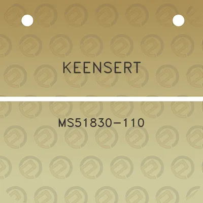 keensert-ms51830-110