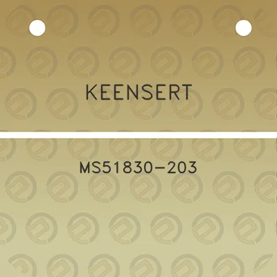 keensert-ms51830-203