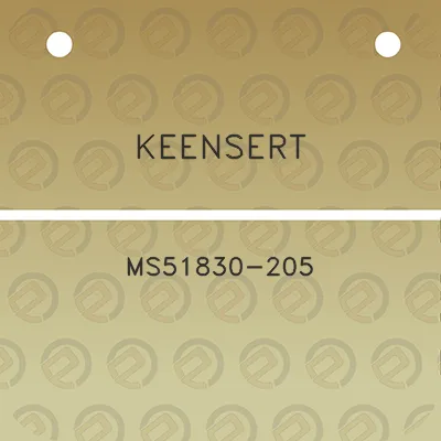 keensert-ms51830-205