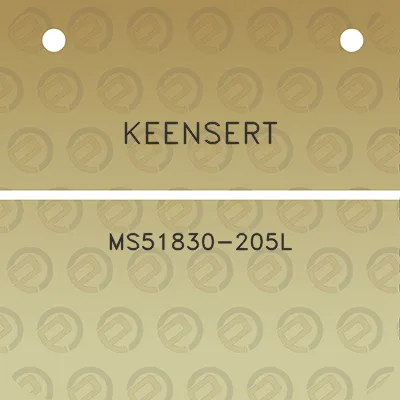 keensert-ms51830-205l