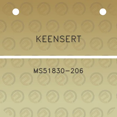 keensert-ms51830-206