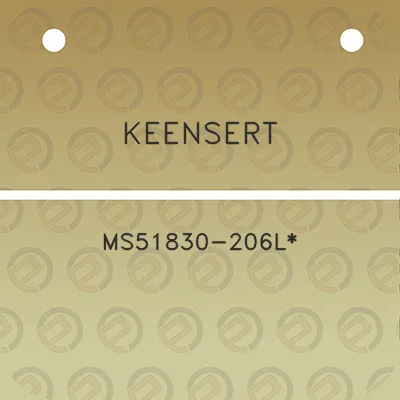 keensert-ms51830-206l