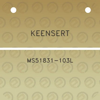 keensert-ms51831-103l