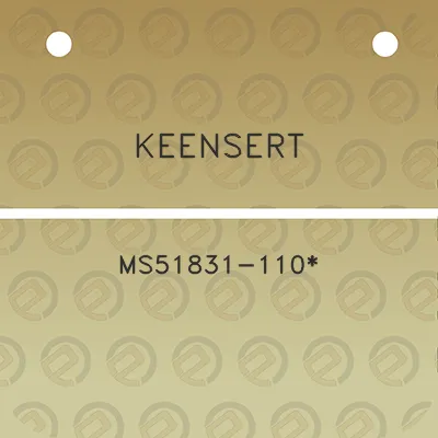 keensert-ms51831-110