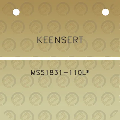 keensert-ms51831-110l