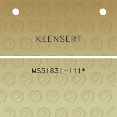 keensert-ms51831-111