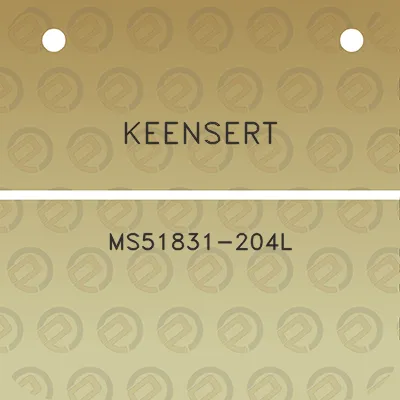 keensert-ms51831-204l