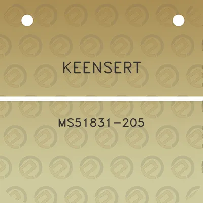 keensert-ms51831-205