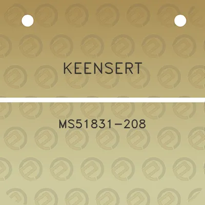 keensert-ms51831-208