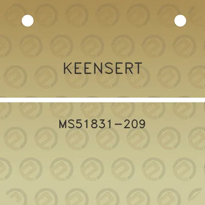 keensert-ms51831-209