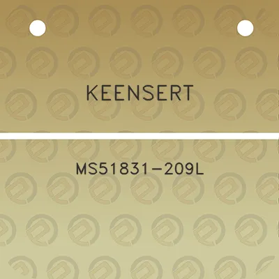 keensert-ms51831-209l