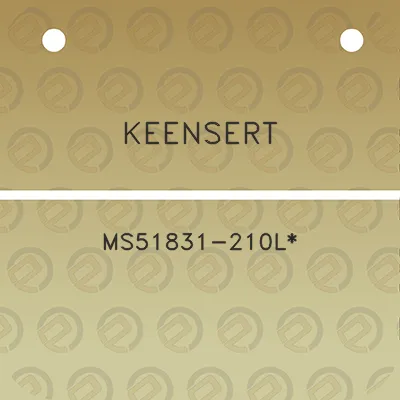 keensert-ms51831-210l