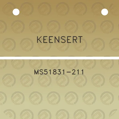 keensert-ms51831-211