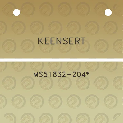 keensert-ms51832-204