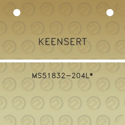 keensert-ms51832-204l