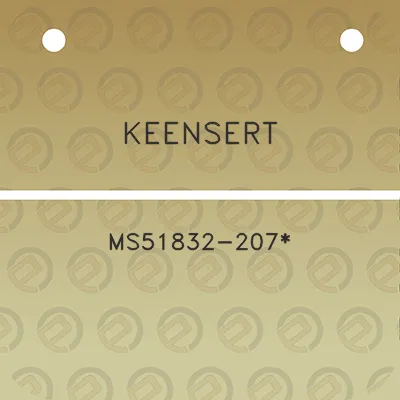 keensert-ms51832-207