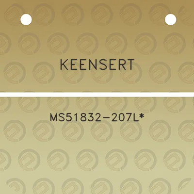 keensert-ms51832-207l