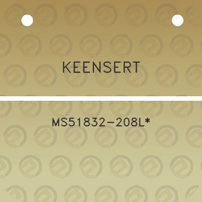 keensert-ms51832-208l