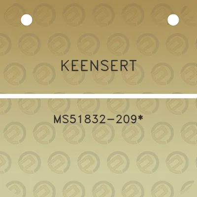 keensert-ms51832-209