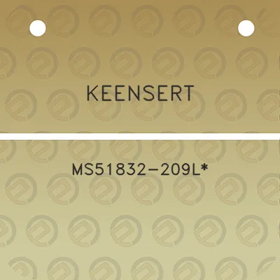 keensert-ms51832-209l