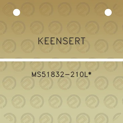 keensert-ms51832-210l