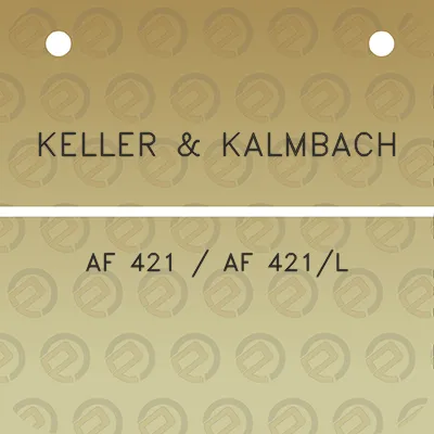 keller-kalmbach-af-421-af-421l