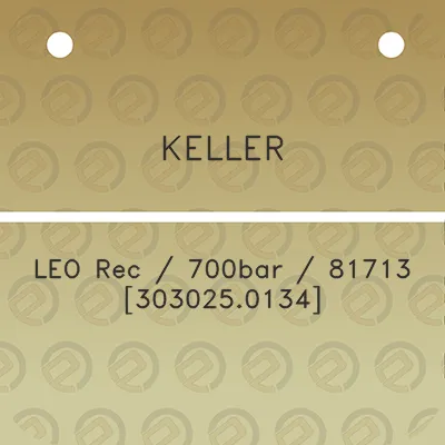 keller-leo-rec-700bar-81713-3030250134