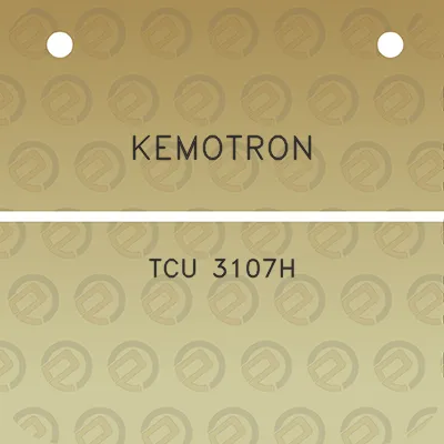 kemotron-tcu-3107h