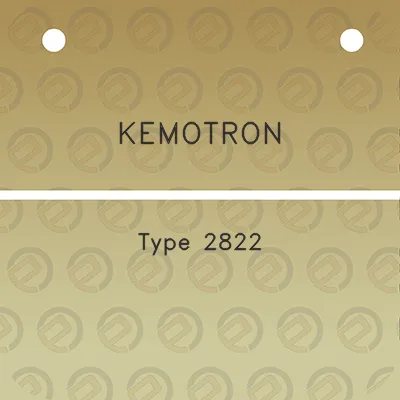 kemotron-type-2822