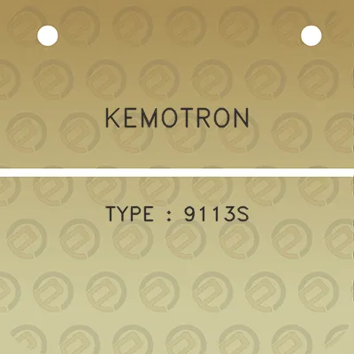 kemotron-type-9113s