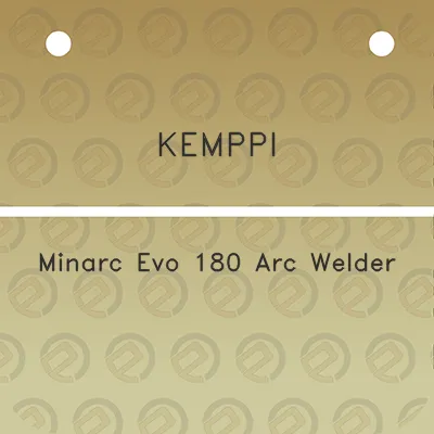 kemppi-minarc-evo-180-arc-welder