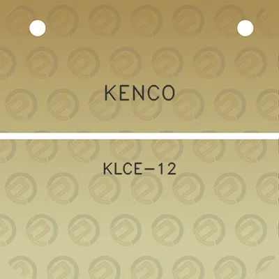 kenco-klce-12