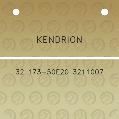 kendrion-32-173-50e20-3211007